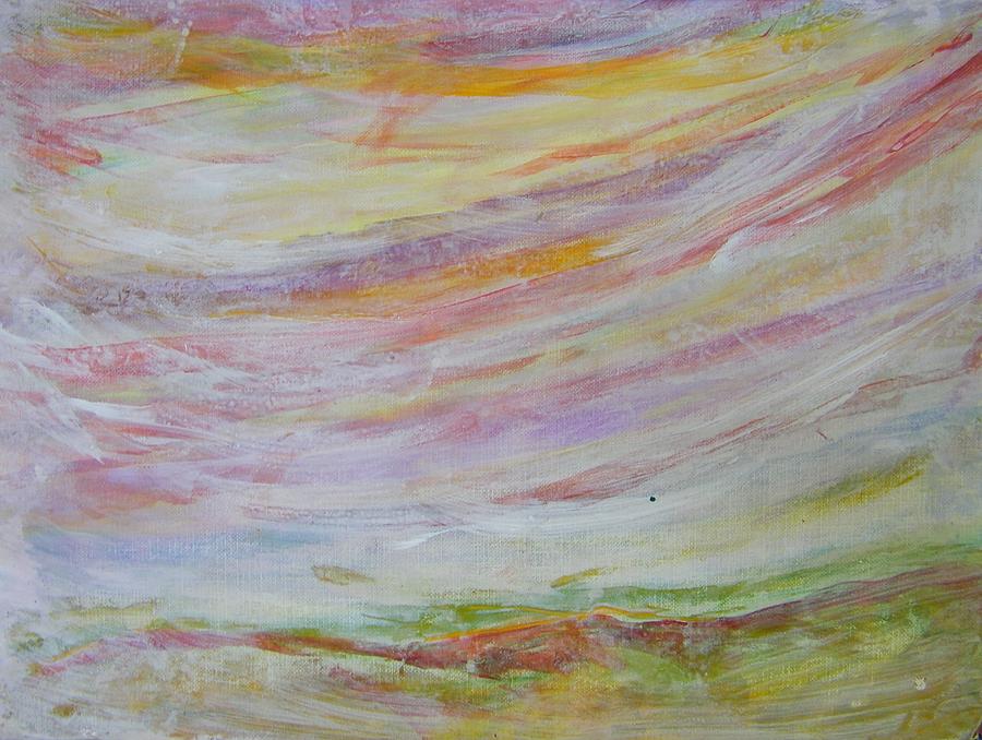 Soft Sky Painting by Judith Redman