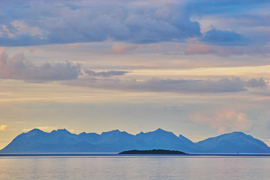 Soft sky over the Vesteralen islands Photograph by Ulrich Kunst And Bettina Scheidulin