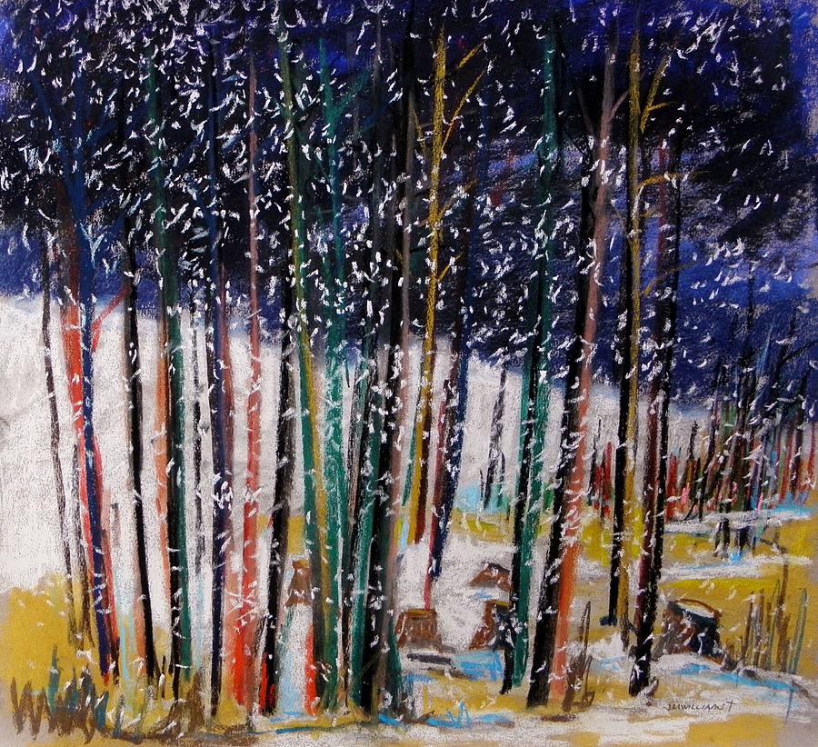 Soft Snowfall Painting by John Williams