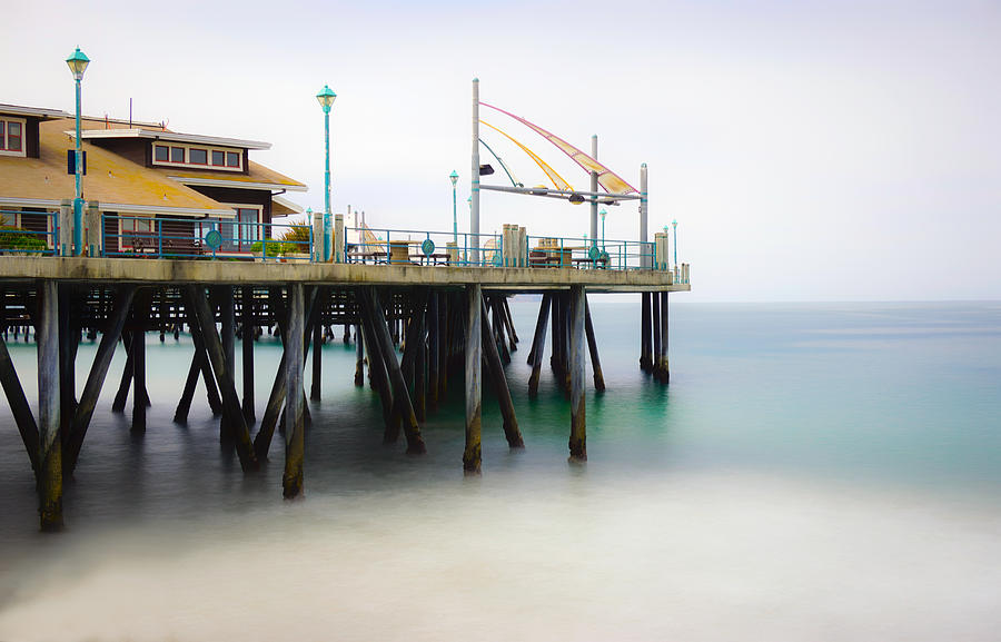 Softly on the Pier Photograph by Michael Hope