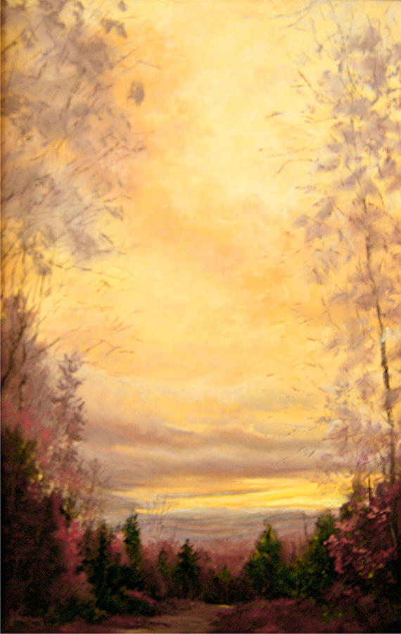 Sienna Painting - Sojourn by JoAnne Lussier Sienna Painting - Sojourn by JoAnne Lussier