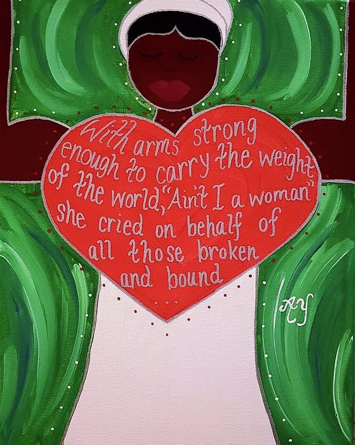 Holy Painting - Sojourner Truth by Angela Yarber