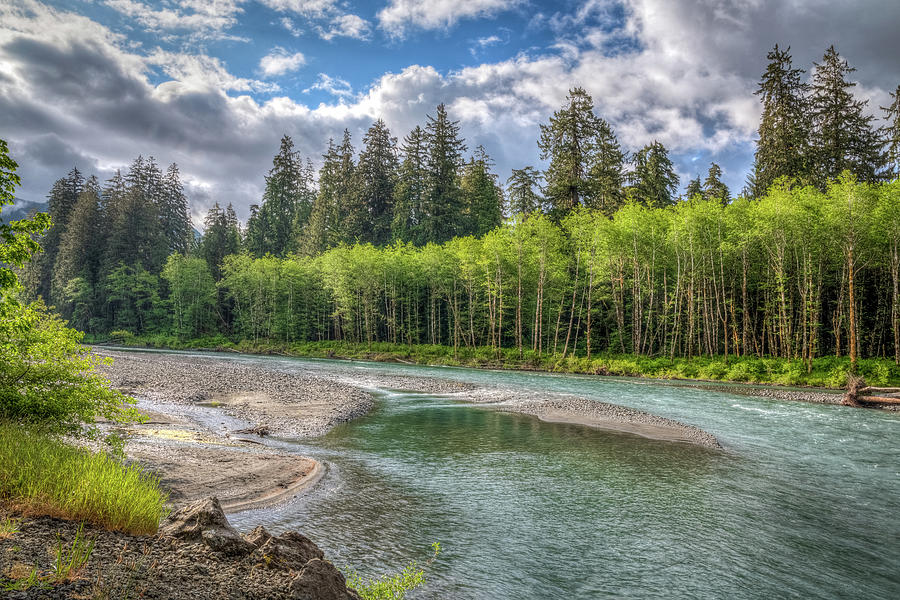 Sol Duc River at Hoh Photograph by Spencer McDonald