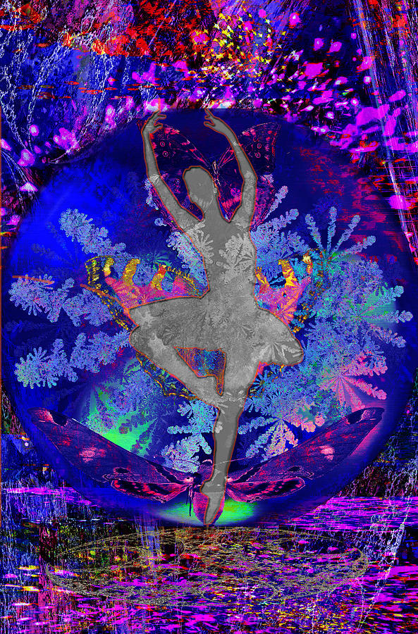 Solar Butterfly Dance Digital Art