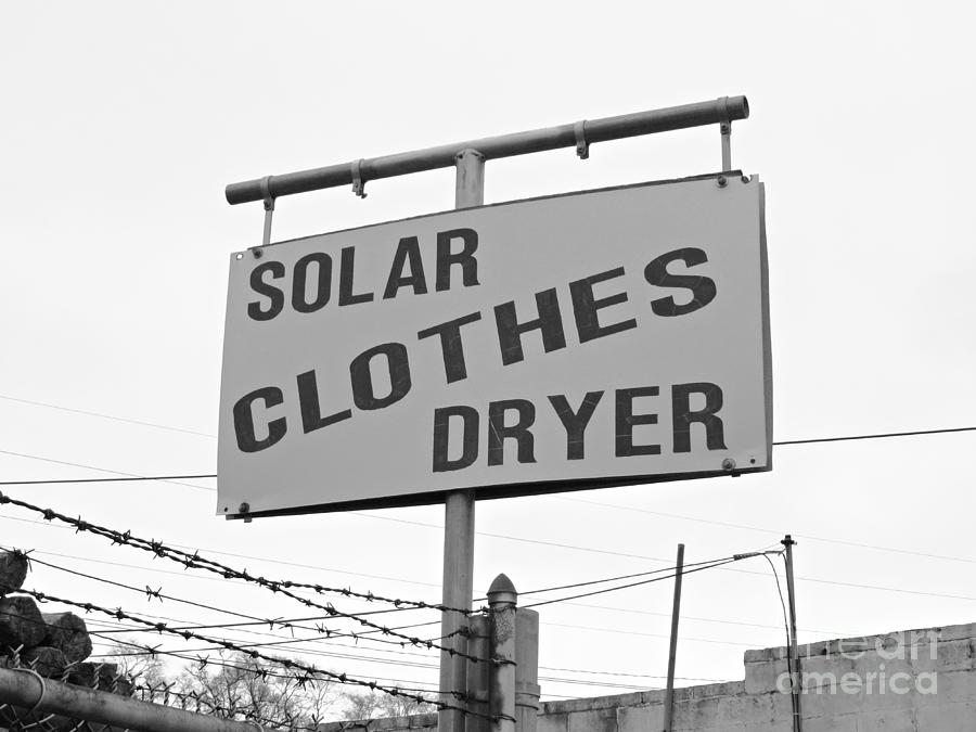 Solar Clothes Dryer Photograph by Sandra Church