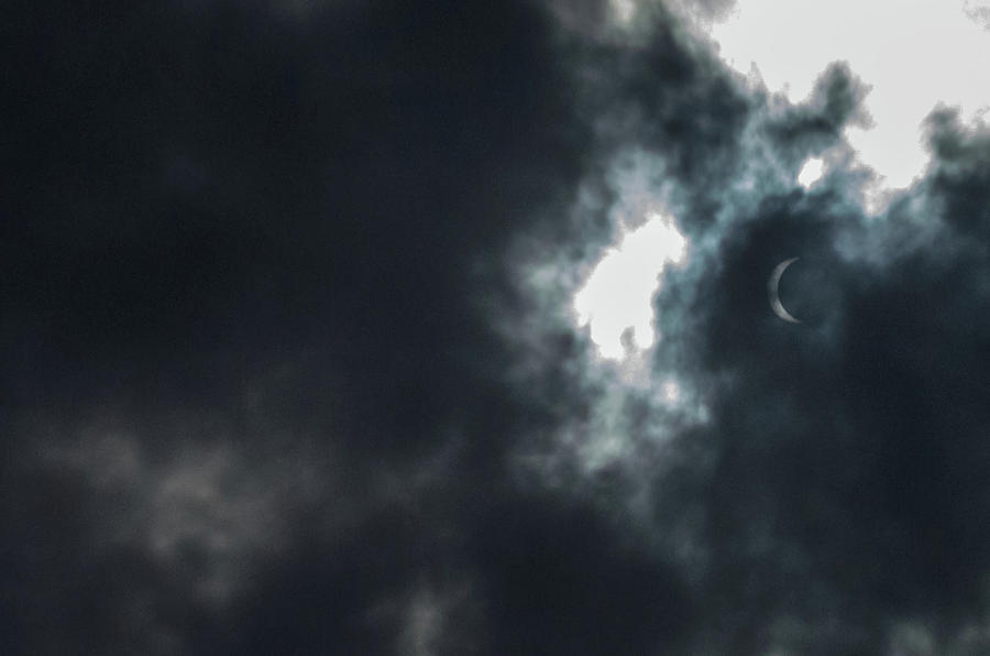 Solar Eclipse 2017 event in South Carolina sky Photograph by Alex Grichenko