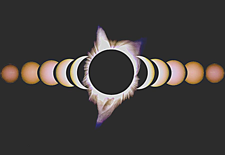 Solar Eclipse, 25 Painting by Celestial Images
