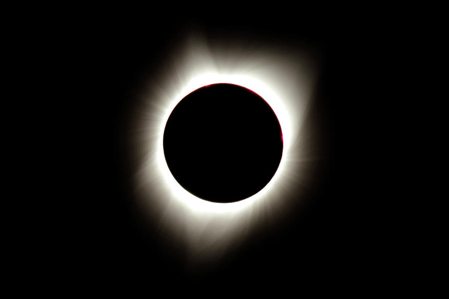 Solar Photograph - Solar Eclipse 3 by Larry Kjorvestad