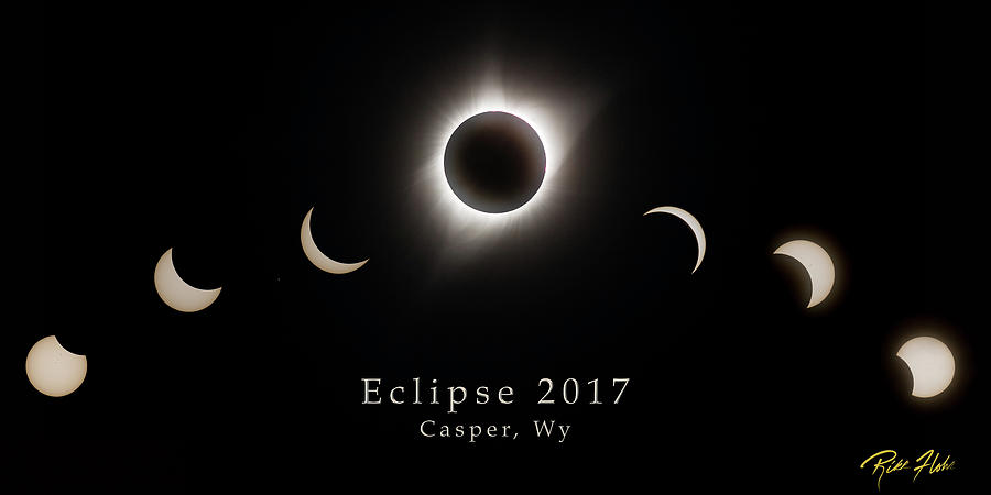 Solar Eclipse Collage 2 Photograph by Rikk Flohr