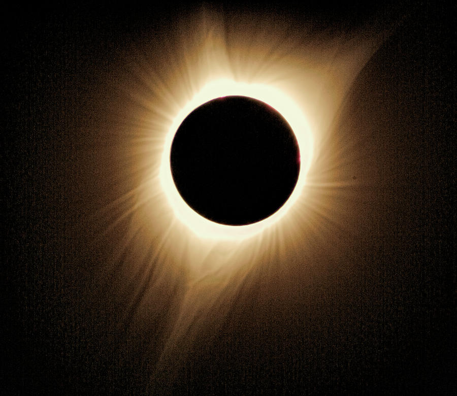 Solar Eclipse Corona Photograph by Her Arts Desire
