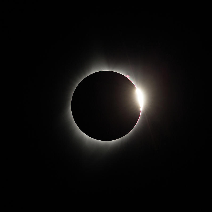 Solar Eclipse Diamond Ring Photograph by Max Waugh - Pixels