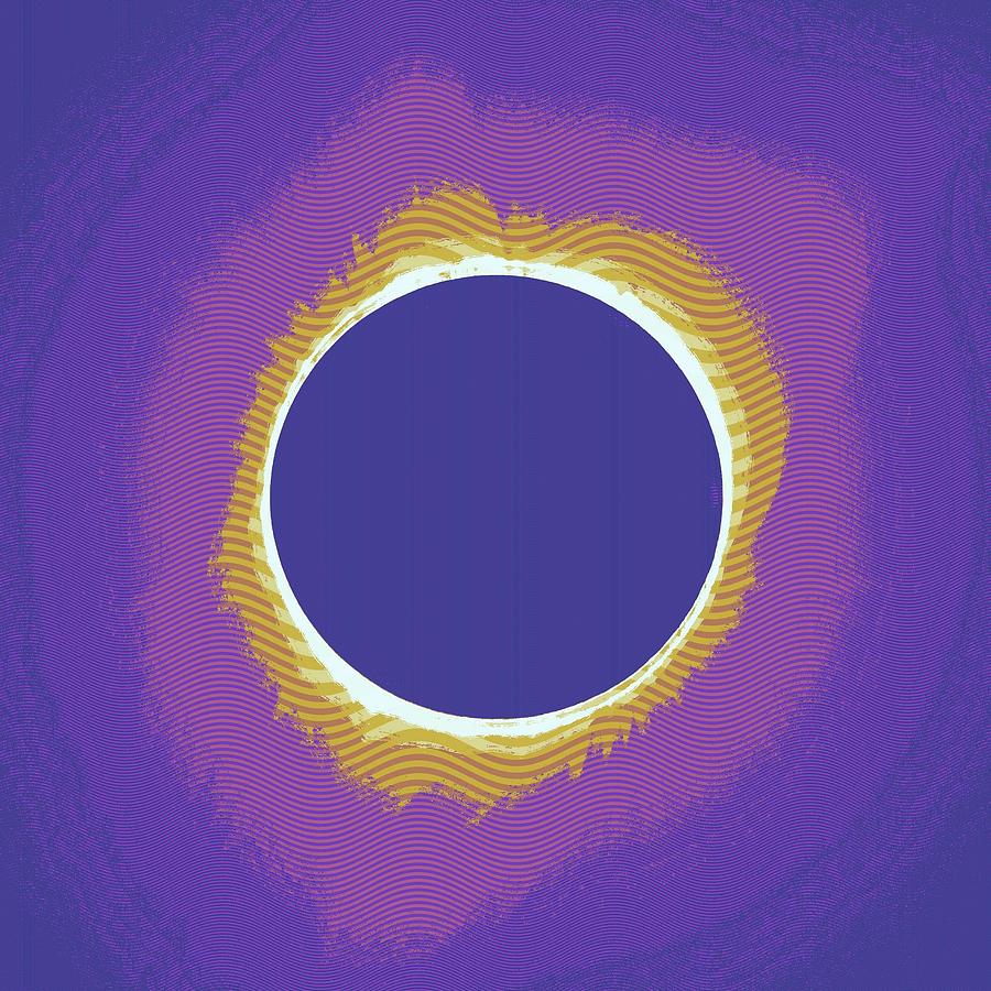 Solar eclipse Poster 3 Painting by Celestial Images