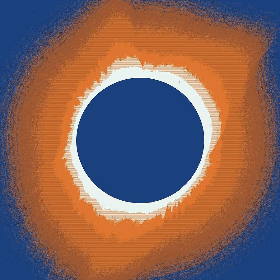 Solar eclipse Poster 6 Painting by Celestial Images