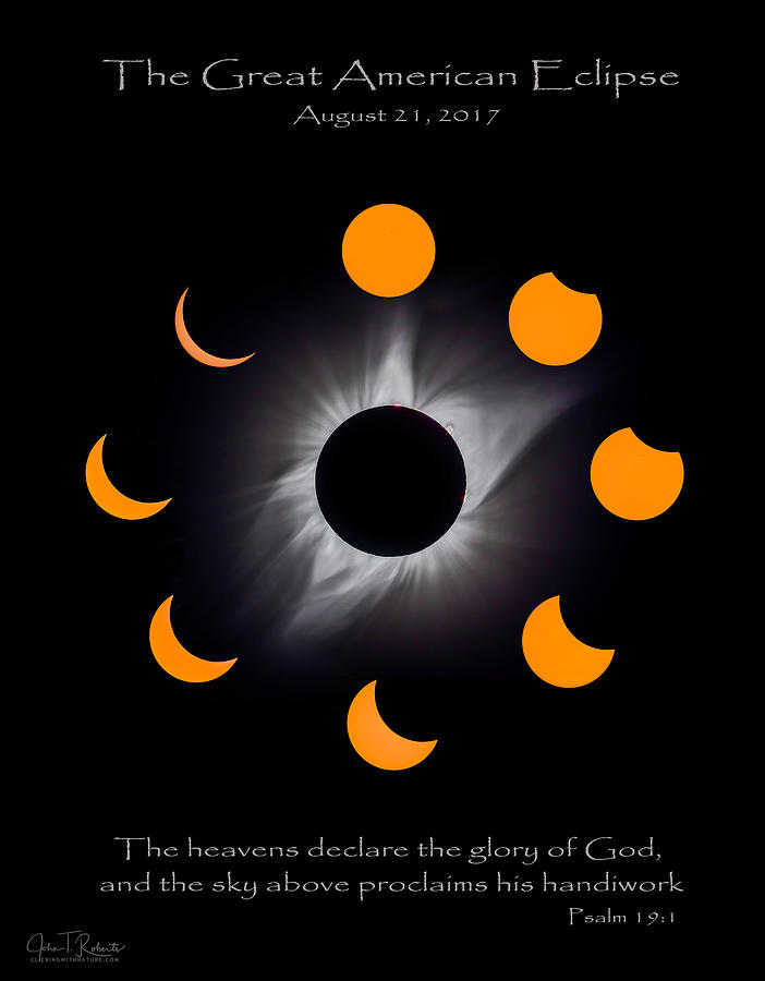Solar Eclipse Psalms Photograph by Clicking With Nature