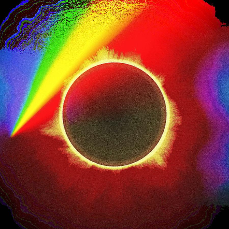 Solar Eclipse Spectre Painting by Celestial Images