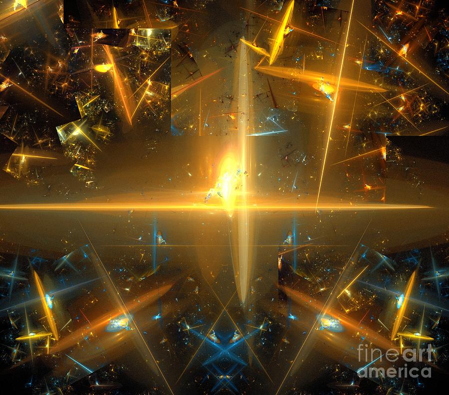Abstract Digital Art - Solar Magnetar by Kim Sy Ok