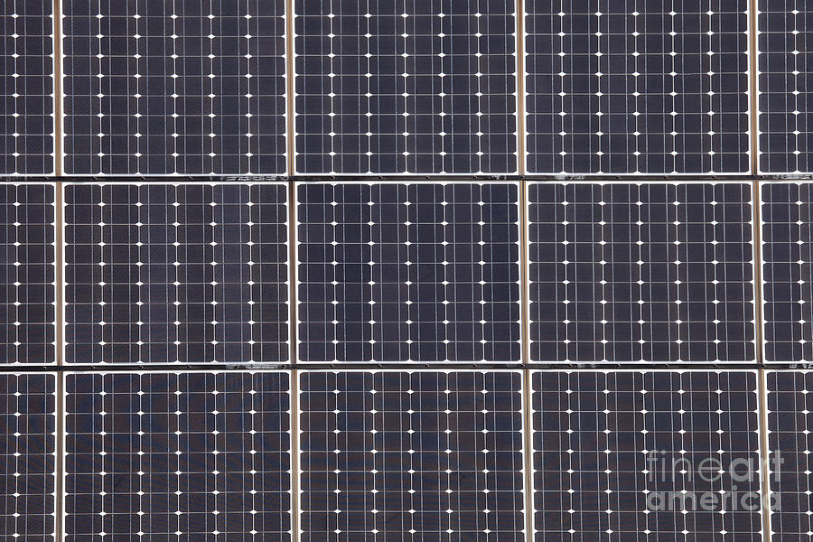 Solar Panel Array Photograph by Anthony Totah