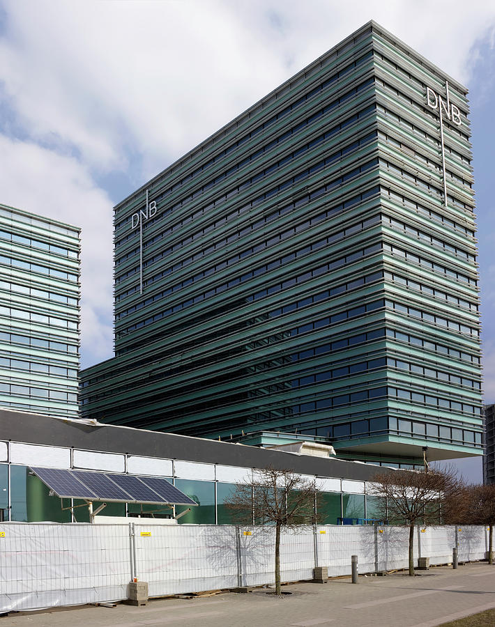 Solar panel used at bank office building Photograph by Aleksandr Volkov ...