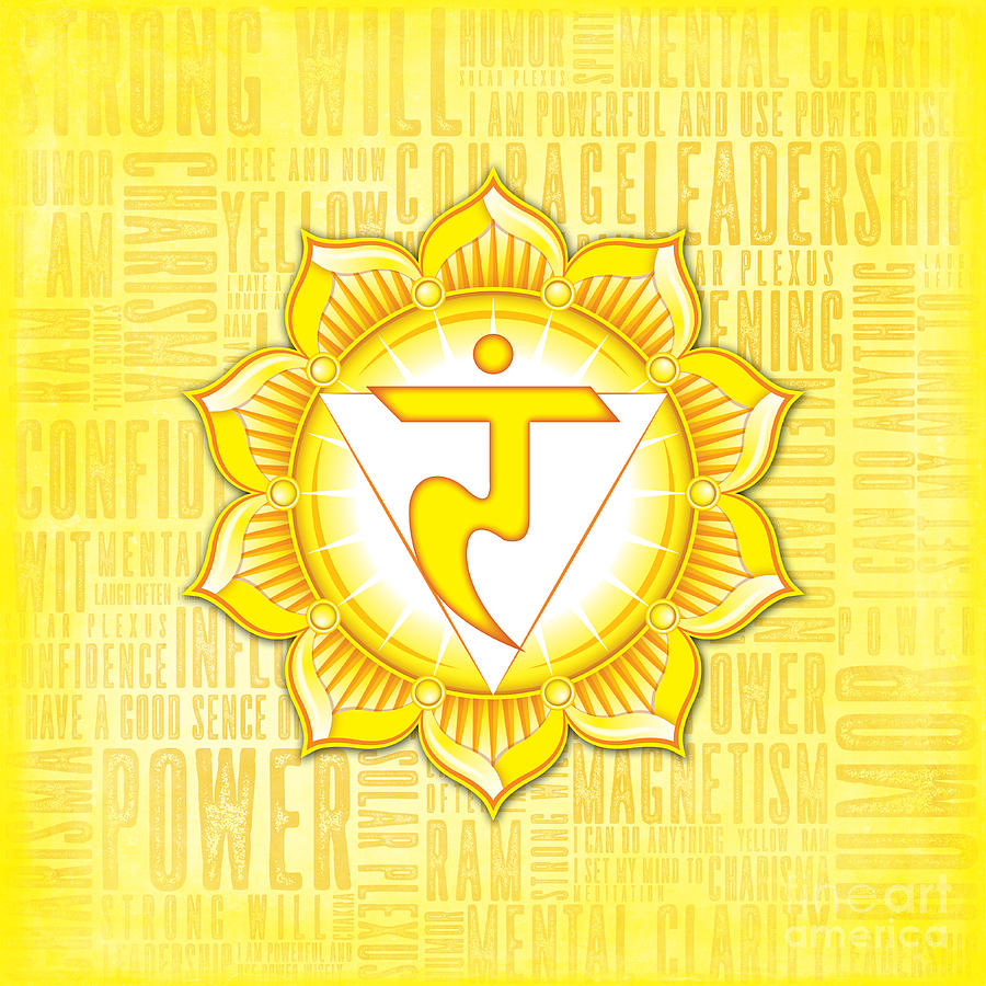 Solar Plexus Chakra - Awareness Digital Art by David Weingaertner ...