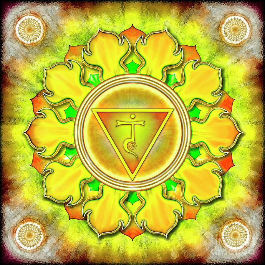 Solar Plexus Chakra - Series 3 Digital Art by Dirk Czarnota