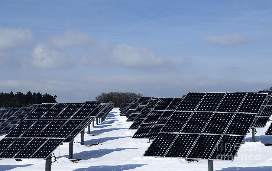 Solar Voltaic Solar Panel Array Photograph by Helmut Meyer zur Capellen