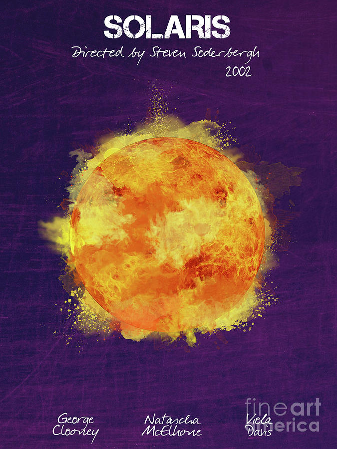 Solaris by Steven Soderbergh film poster Digital Art by Justyna Jaszke JBJart