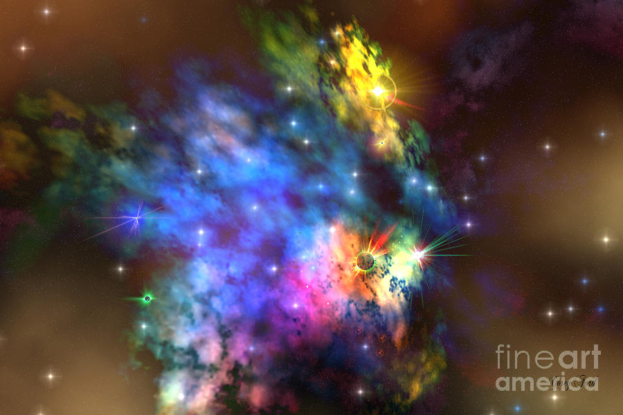 Solaris Nebula Painting by Corey Ford