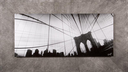 Brooklyn Bridge Photograph - SOLD - Brooklyn Bridge by Christine Hauber