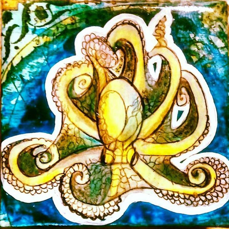 Octopus Photograph - Sold On Vangoart. octopus, Color by Genevieve Esson