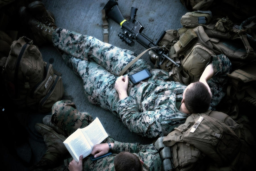 Soldier at Rest Photograph by Travis Rogers