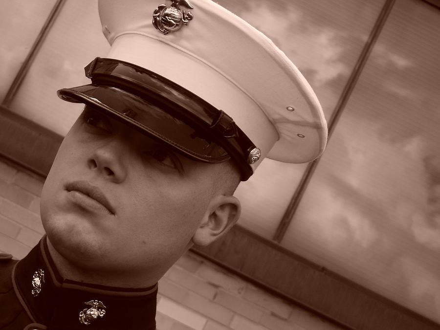 Marine Photograph - Soldier of Fortune  by Doug Hansen