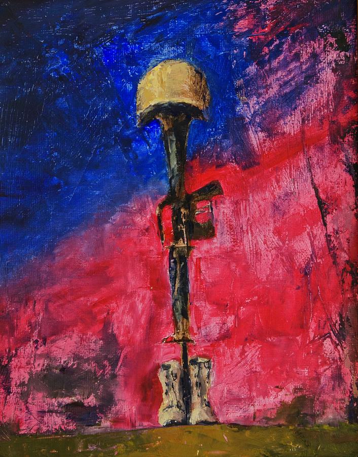 Soldier Tribute Painting by TWard
