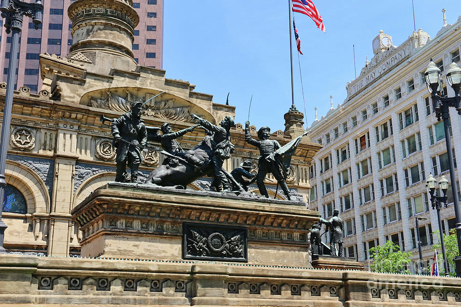 Soldiers and Sailors Monument in Cleveland  2086 Photograph by Jack Schultz