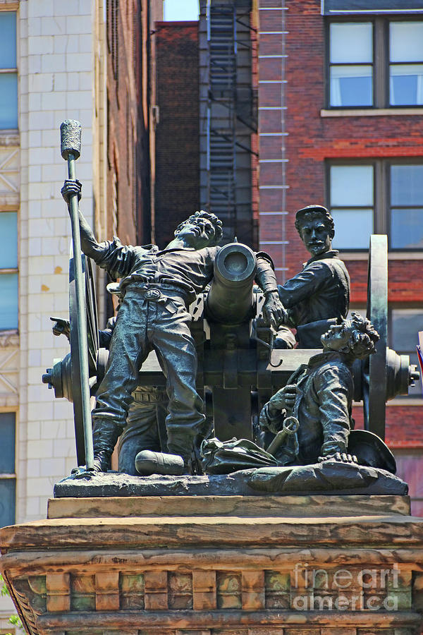Soldiers and Sailors Monument in Cleveland  2090 Photograph by Jack Schultz