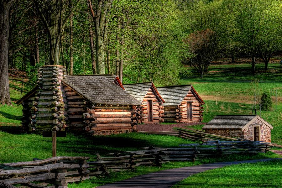 Valley Forge Photograph - Soldiers Cabins by Laurie Prentice