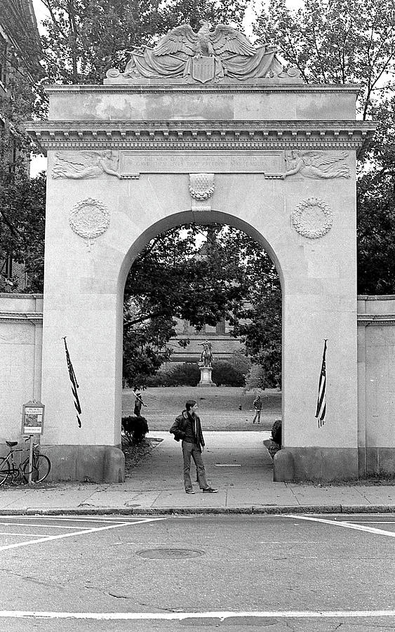 Soldiers Memorial Gate, Brown University, 1972 Photograph by Jeremy Butler