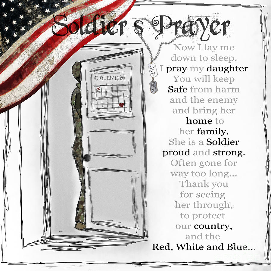 Prayer for Troops Card