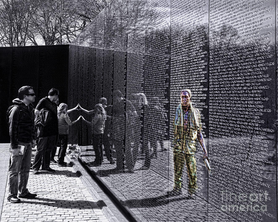 Soldiers Reflection Photograph