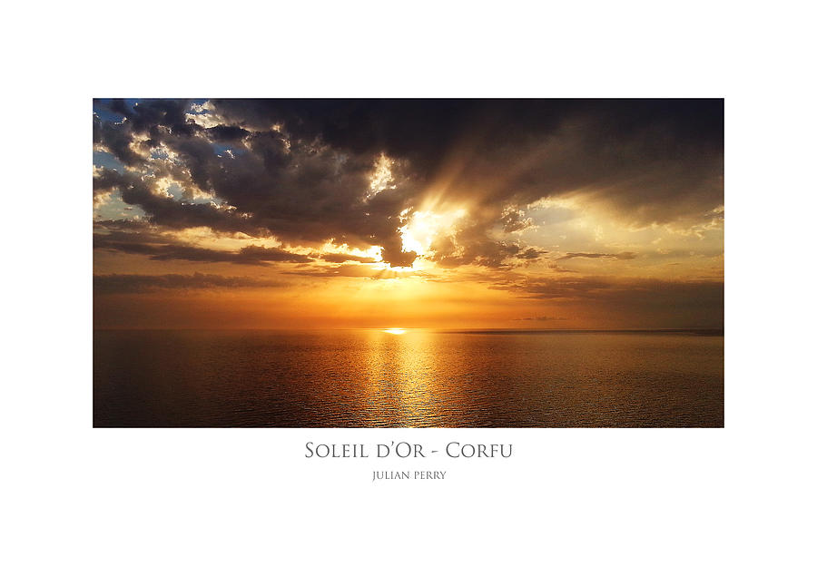 Soleil dOr - Corfu Digital Art by Julian Perry