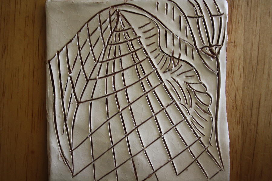Solemnity - tile Ceramic Art by Gloria Ssali