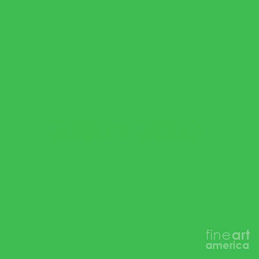 Solid Green Color Trend Tends Trending Digital Art by Delynn Addams