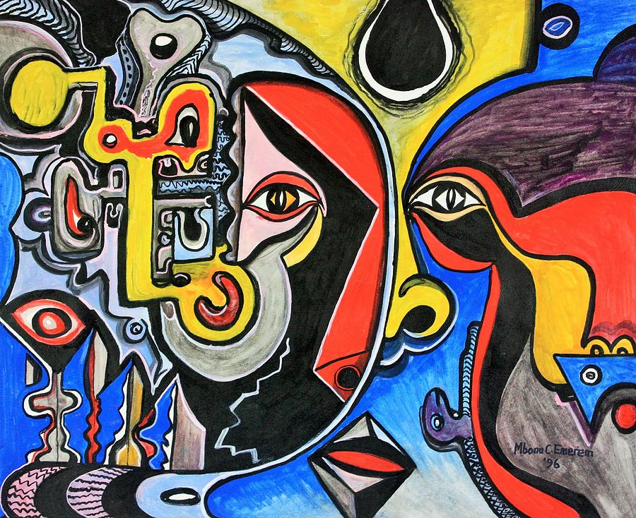 Solidarity with Humanity Painting by Mbonu Emerem - Pixels