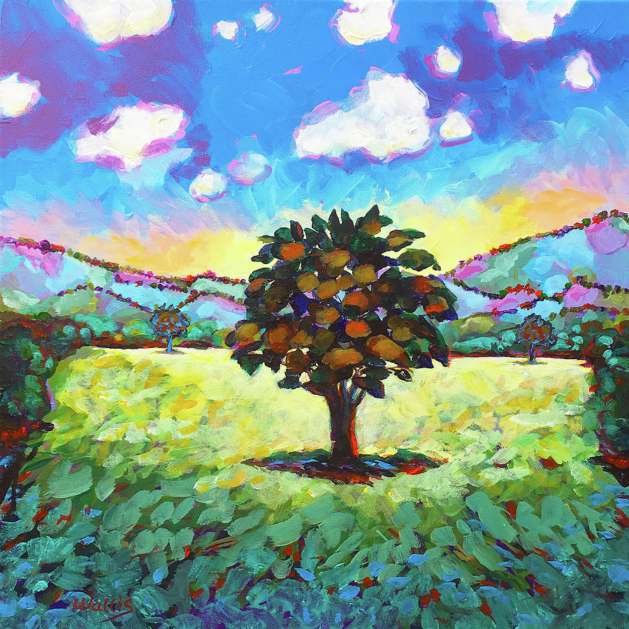Solitary Oak Painting
