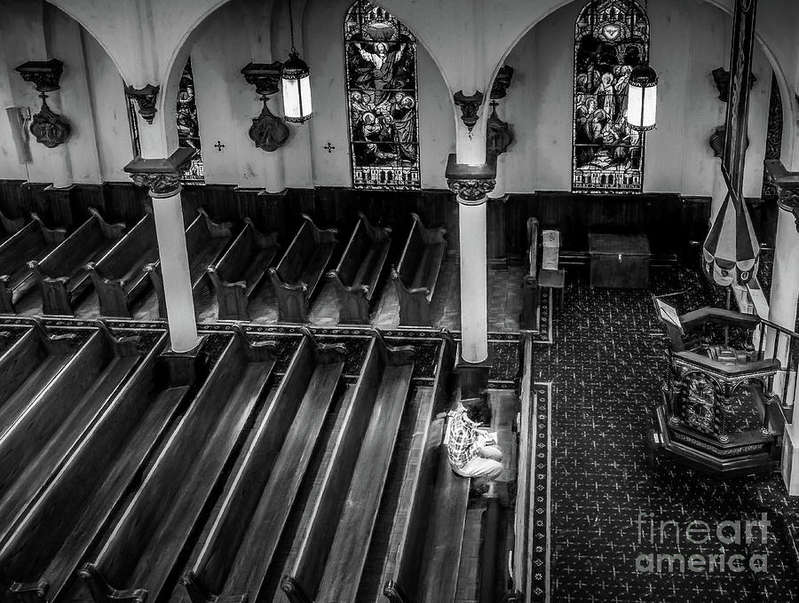 Solitary Prayer Photograph by Sally Simon
