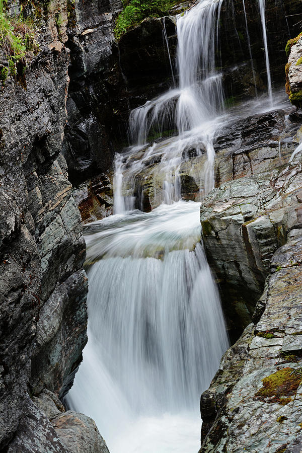 Solitary Waterfall Photograph by Whispering Peaks Photography