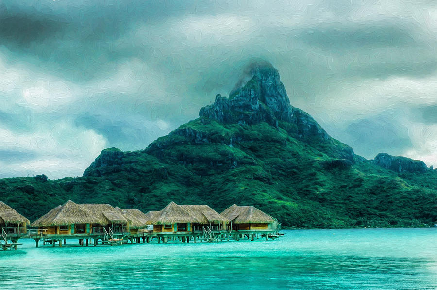 Solitude In Bora Bora Photograph by Gary Slawsky