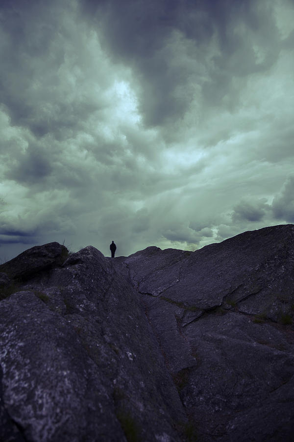 Mountain Photograph - Solitude by Art of Invi