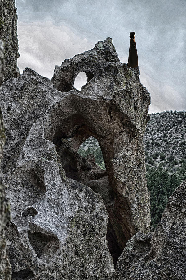 Rock Formations Photograph - Solitude by Rebecca Fourcher
