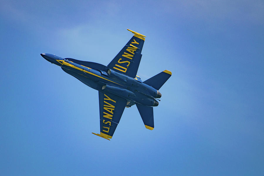 Solo Blue Angel Photograph by Adrian Hernandez - Fine Art America