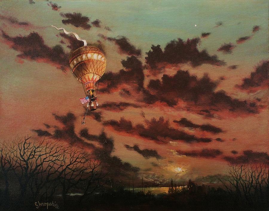 Solo Flight Painting by Tom Shropshire